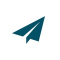 Paper airplane icon, send symbol Ã¢â¬â vector Royalty Free Stock Photo